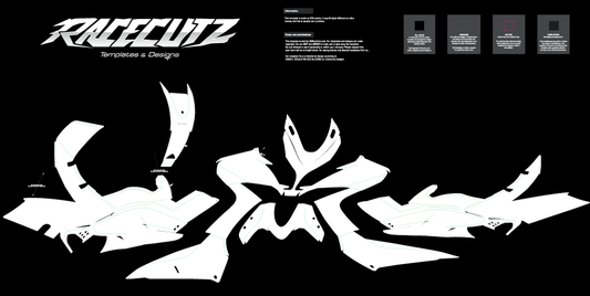 YAMAHA TMAX 500 2008-2011 TEMPLATE