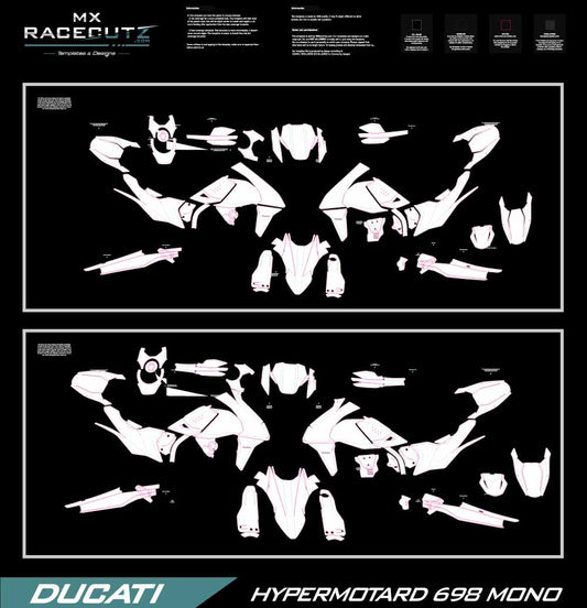 DUCATI HYPERMOTARD 698 MONO TEMPLATE