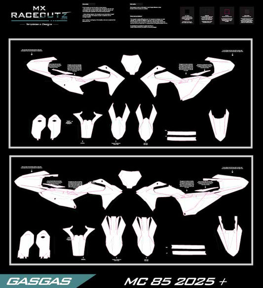 GASGAS MC 85 2025 TEMPLATE