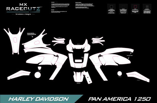 HARLEY DAVIDSON - PAN AMERICA 1250 - TEMPLATE