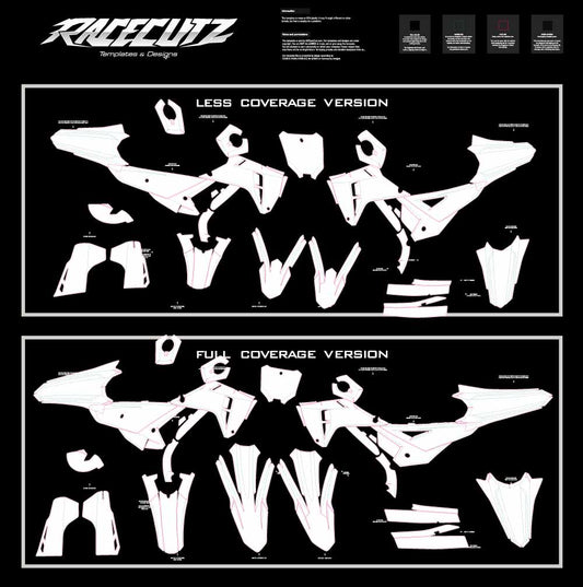 HONDA CRF 250 2025 & CRF 450 2025 TEMPLATE