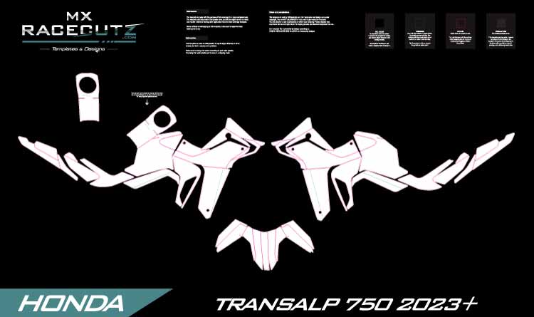 HONDA TRANSALP 750 2023-2025 TEMPLATE
