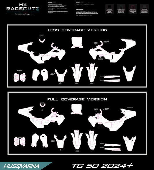 HUSQVARNA TC 50 2024-2025 & EE3 2025 & EE5 2025 TEMPLATE