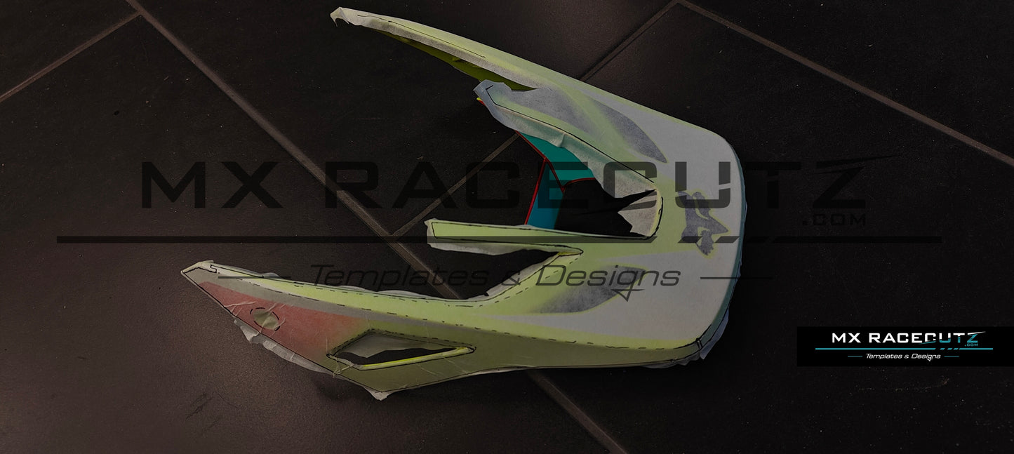 FOX V3-RS 2019-2023 - SIZE LARGE TEMPLATE
