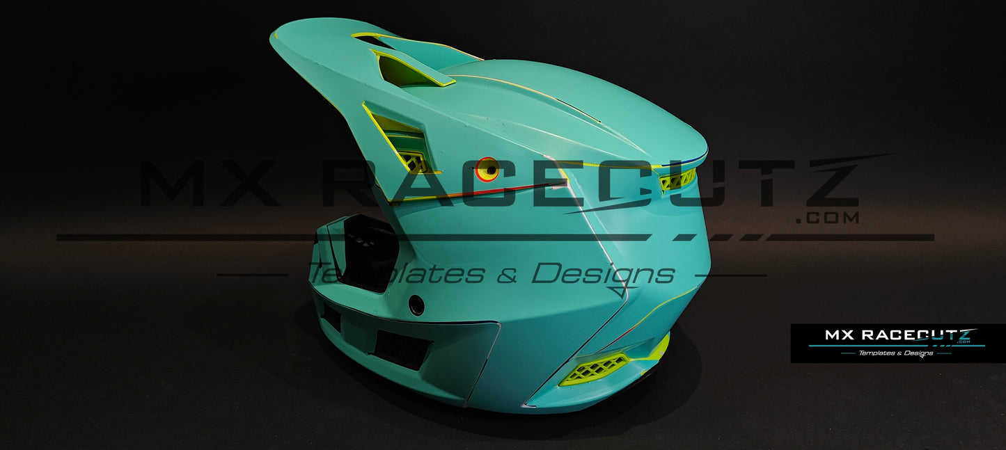 FOX V3-RS 2019-2023 - SIZE LARGE TEMPLATE