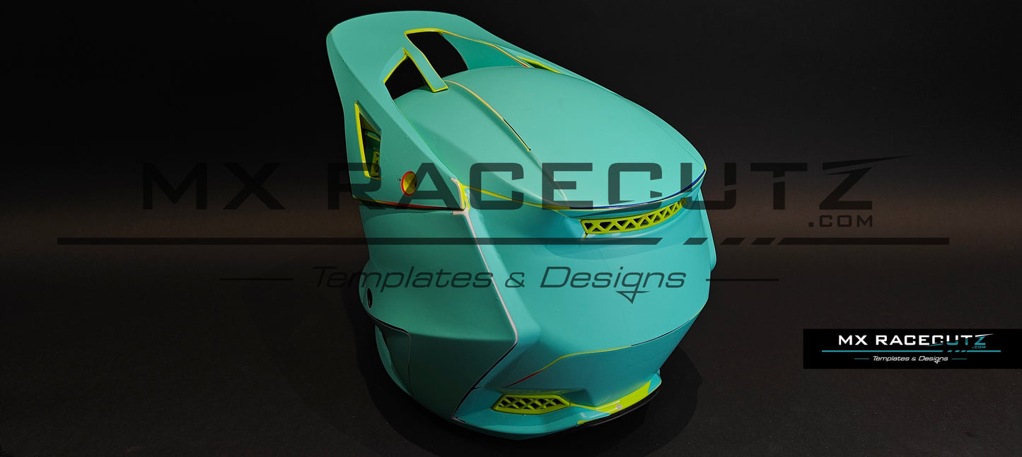 FOX V3-RS 2019-2023 - SIZE LARGE TEMPLATE