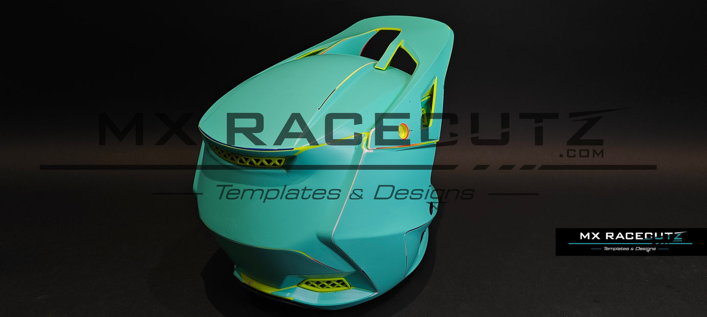 FOX V3-RS 2019-2023 - SIZE LARGE TEMPLATE