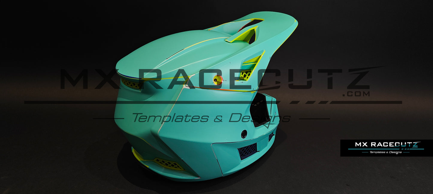 FOX V3-RS 2019-2023 - SIZE LARGE TEMPLATE