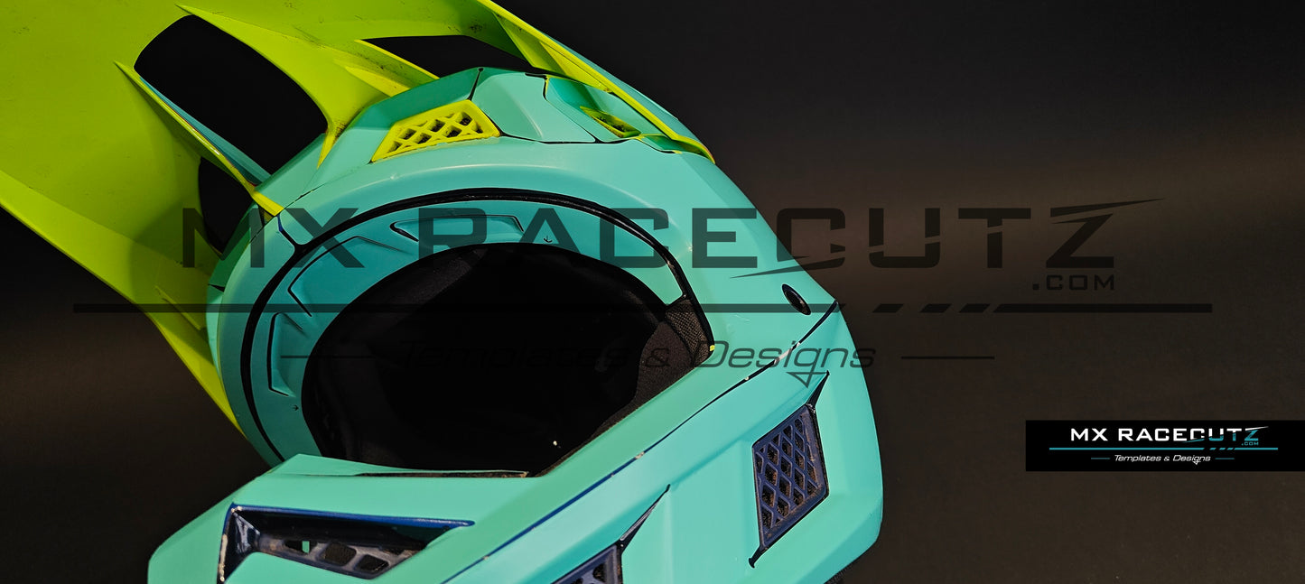FOX V3-RS 2019-2023 - SIZE LARGE TEMPLATE