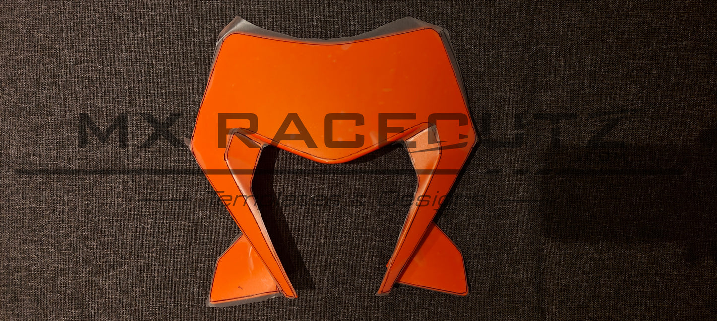 KTM EXC 2024+ HEADLIGHT MASK TEMPLATE
