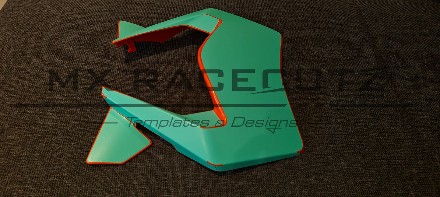 KTM EXC 2024+ HEADLIGHT MASK TEMPLATE