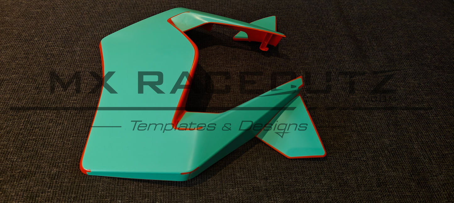 KTM EXC 2024+ HEADLIGHT MASK TEMPLATE