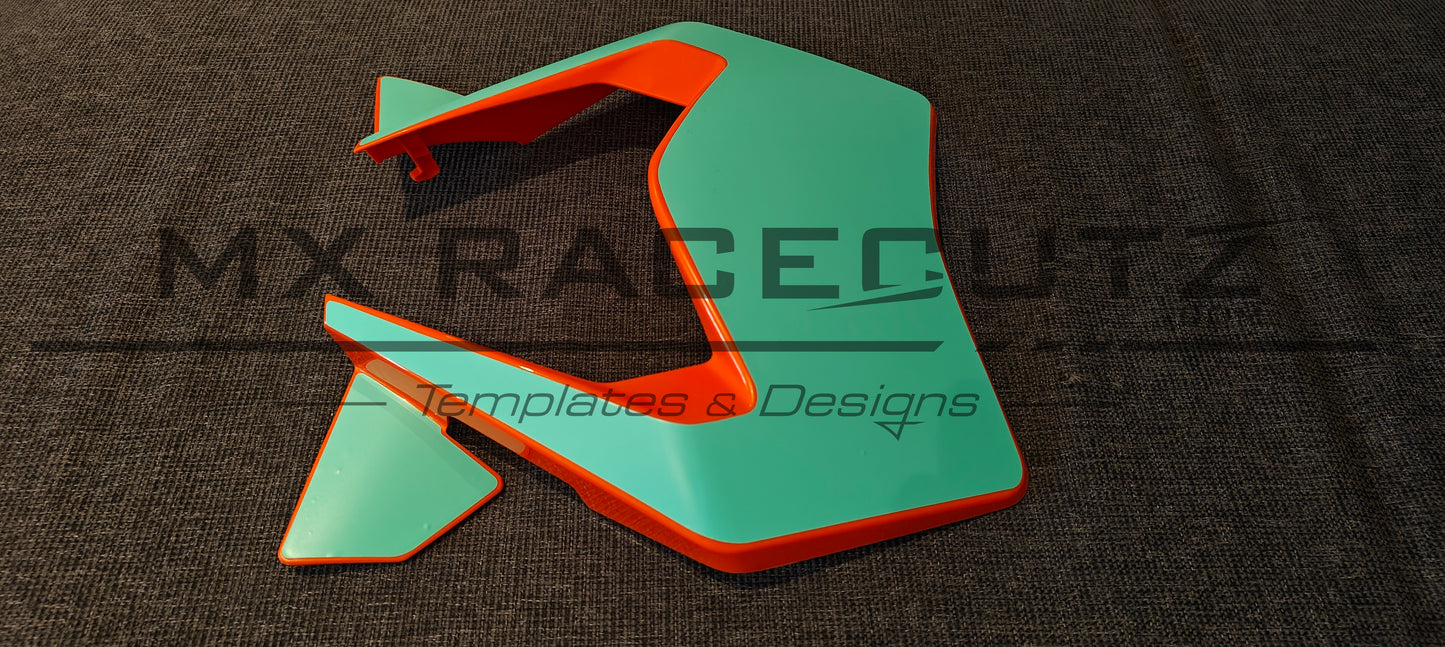 KTM EXC 2024+ HEADLIGHT MASK TEMPLATE