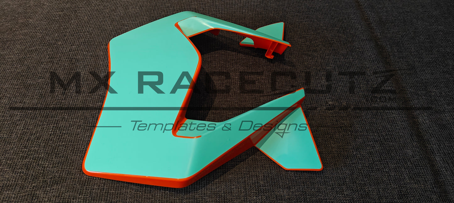 KTM EXC 2024+ HEADLIGHT MASK TEMPLATE