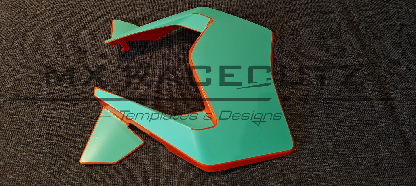 KTM EXC 2024+ HEADLIGHT MASK TEMPLATE