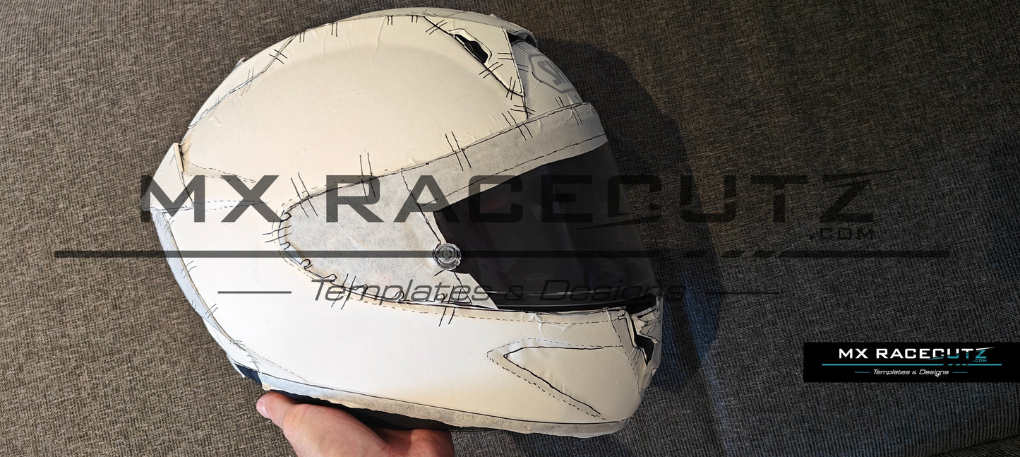 SHOEI X-SPR PRO / X-FIFTEEN - SIZE MEDIUM TEMPLATE