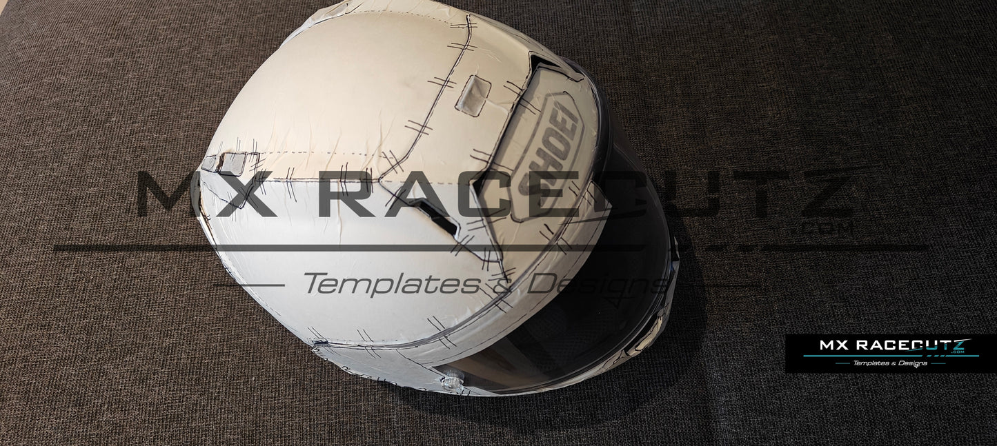 SHOEI X-SPR PRO / X-FIFTEEN - SIZE MEDIUM TEMPLATE