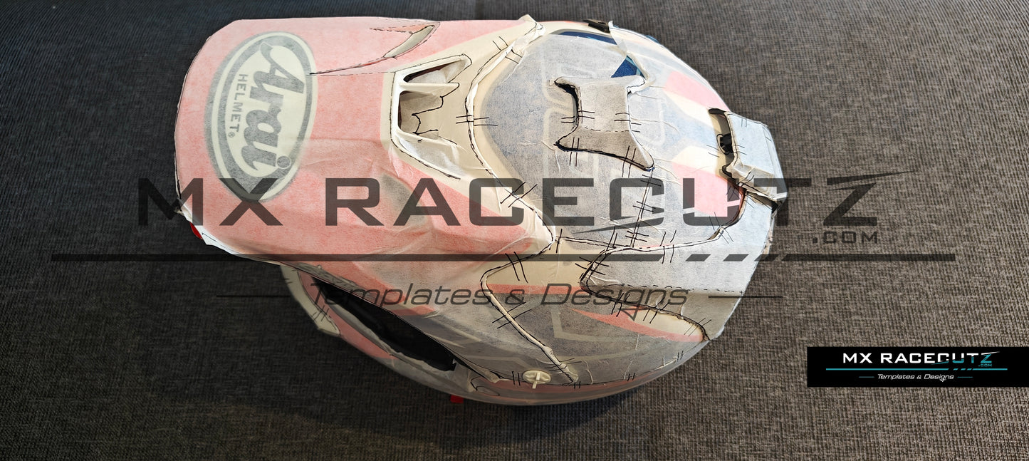 Arai MX-V - Size Medium & Large Template