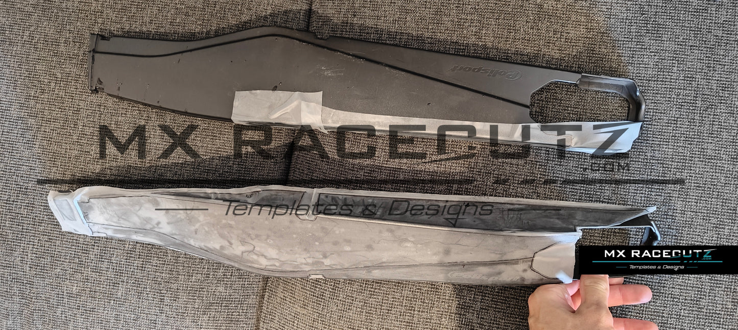 KTM SX-SXF POLISPORT SWINGARM GUARDS TEMPLATE