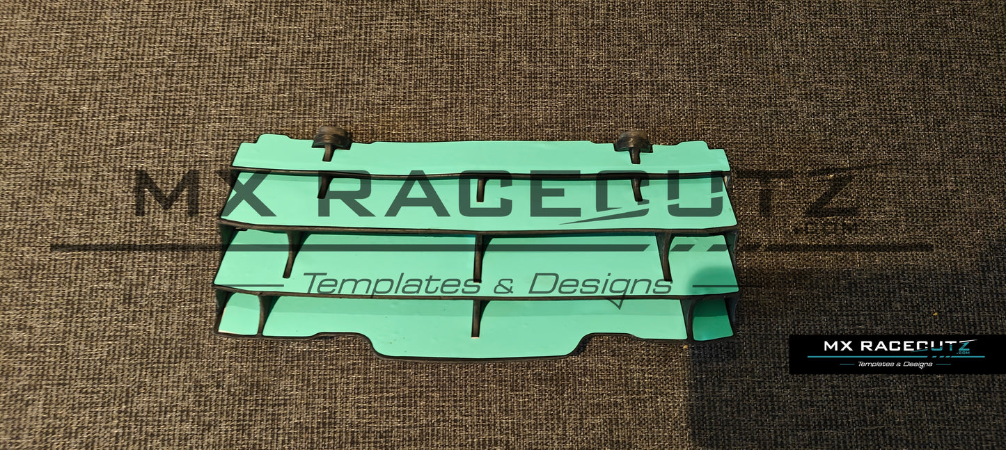 KTM SX-SXF 2007-2015 & EXC 2008-2016 & Husqvarna TC-FC-TE-FE 2014-2016 RADIATOR GUARDS TEMPLATE