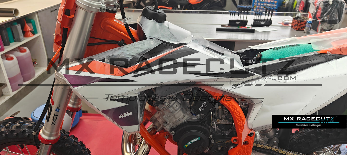 KTM SX 50 2024-2025 & SX-E3 2025 & SX-E5 2025 TEMPLATE