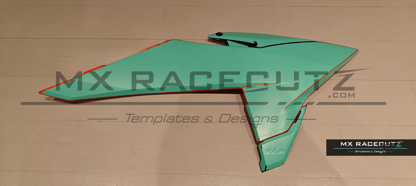 KTM SX-SXF 2025 (2024 FACTORY EDITION) - SHROUDS TEMPLATE