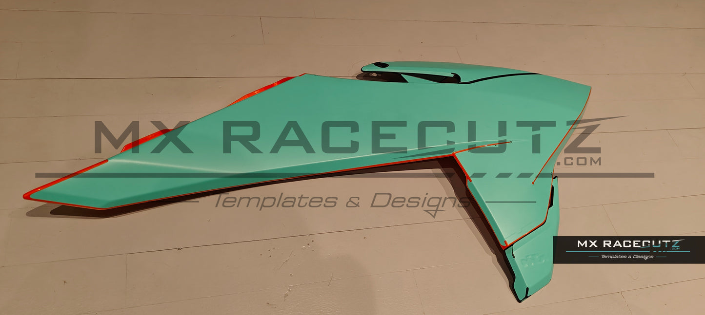 KTM SX-SXF 2025 (2024 FACTORY EDITION) - SHROUDS TEMPLATE