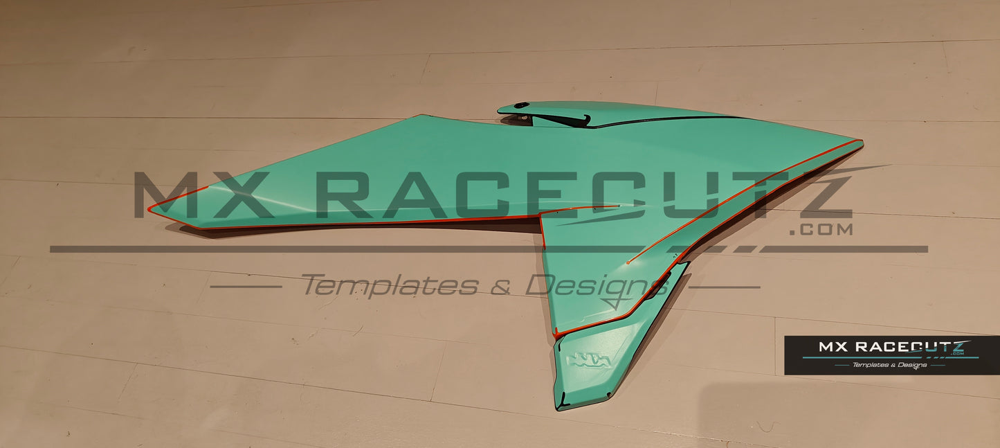KTM SX-SXF 2025 (2024 FACTORY EDITION) - SHROUDS TEMPLATE