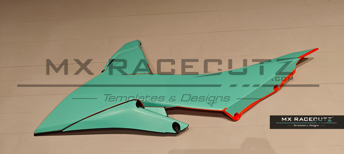 KTM SX-SXF 2025 (2024 FACTORY EDITION) - SHROUDS TEMPLATE