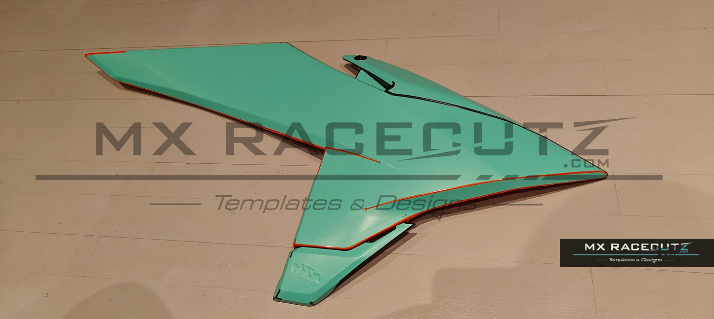KTM SX-SXF 2025 (2024 FACTORY EDITION) - SHROUDS TEMPLATE