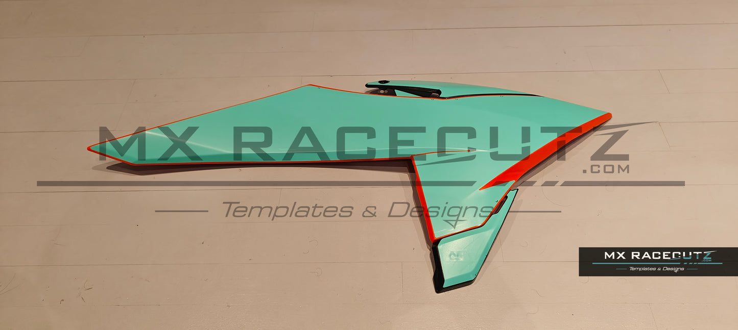 KTM SX-SXF 2025 (2024 FACTORY EDITION) - SHROUDS TEMPLATE