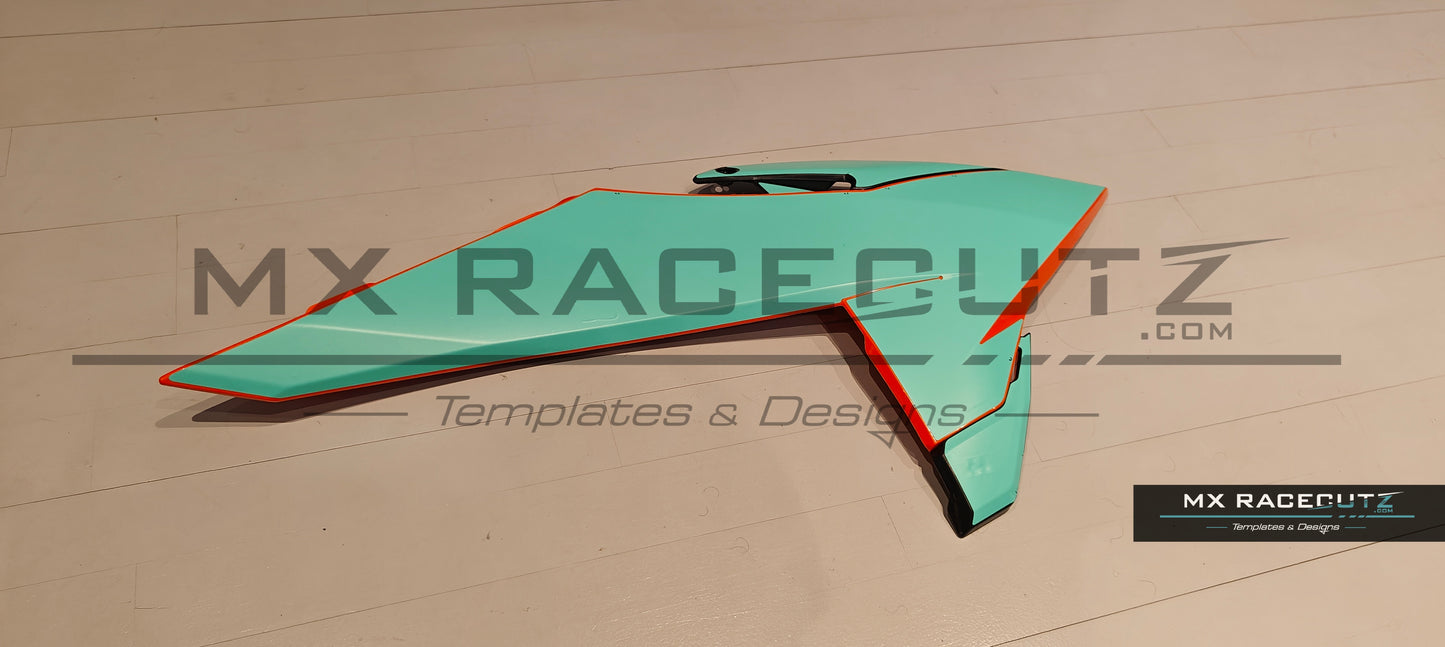 KTM SX-SXF 2025 (2024 FACTORY EDITION) - SHROUDS TEMPLATE