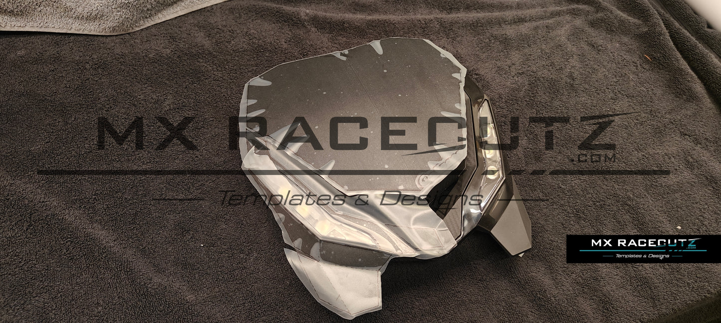 POLISPORT E-BLAZE - HEADLIGHT MASK TEMPLATE