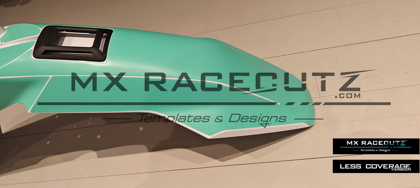 HUSQVARNA 2023+ FRONT FENDER WITH CONNECTIVITY UNIT GPS TEMPLATE