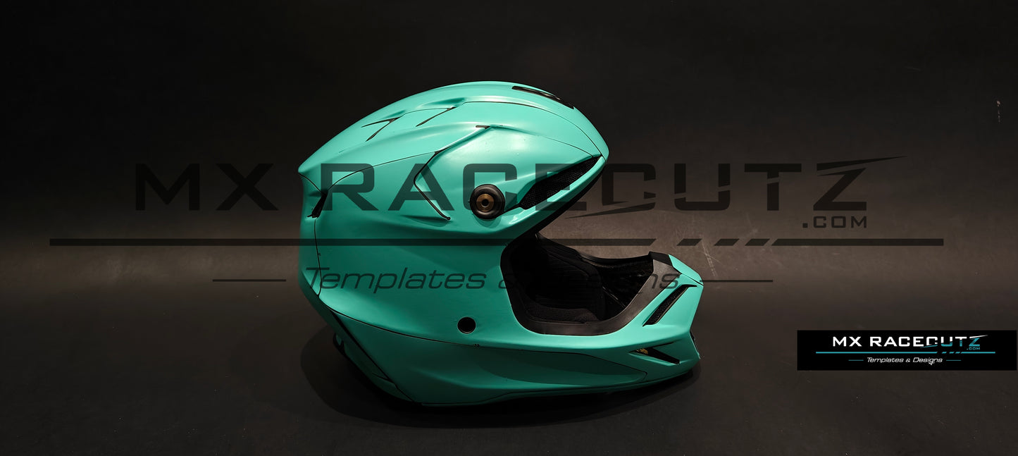 FOX V3-RS and V3 2024+ SIZE SMALL TEMPLATE