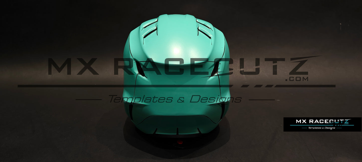 FOX V3-RS and V3 2024+ SIZE SMALL TEMPLATE