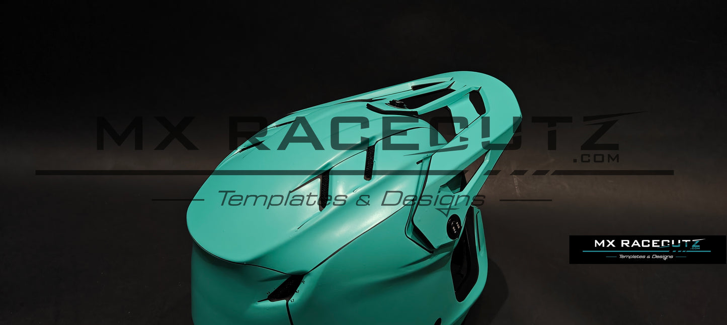 FOX V3-RS and V3 2024+ SIZE SMALL TEMPLATE