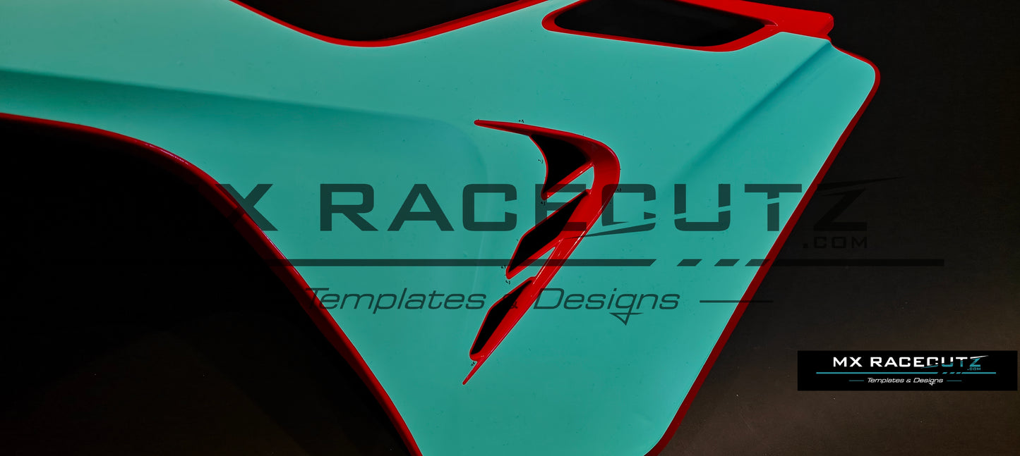 GASGAS MC 2024+ (2023 FACTORY EDITION) AIR FILTER COVER TEMPLATE