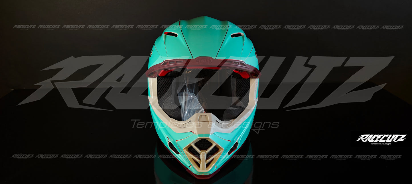 BELL MOTO 9 + FLEX - SIZE XSMALL & SMALL TEMPLATE