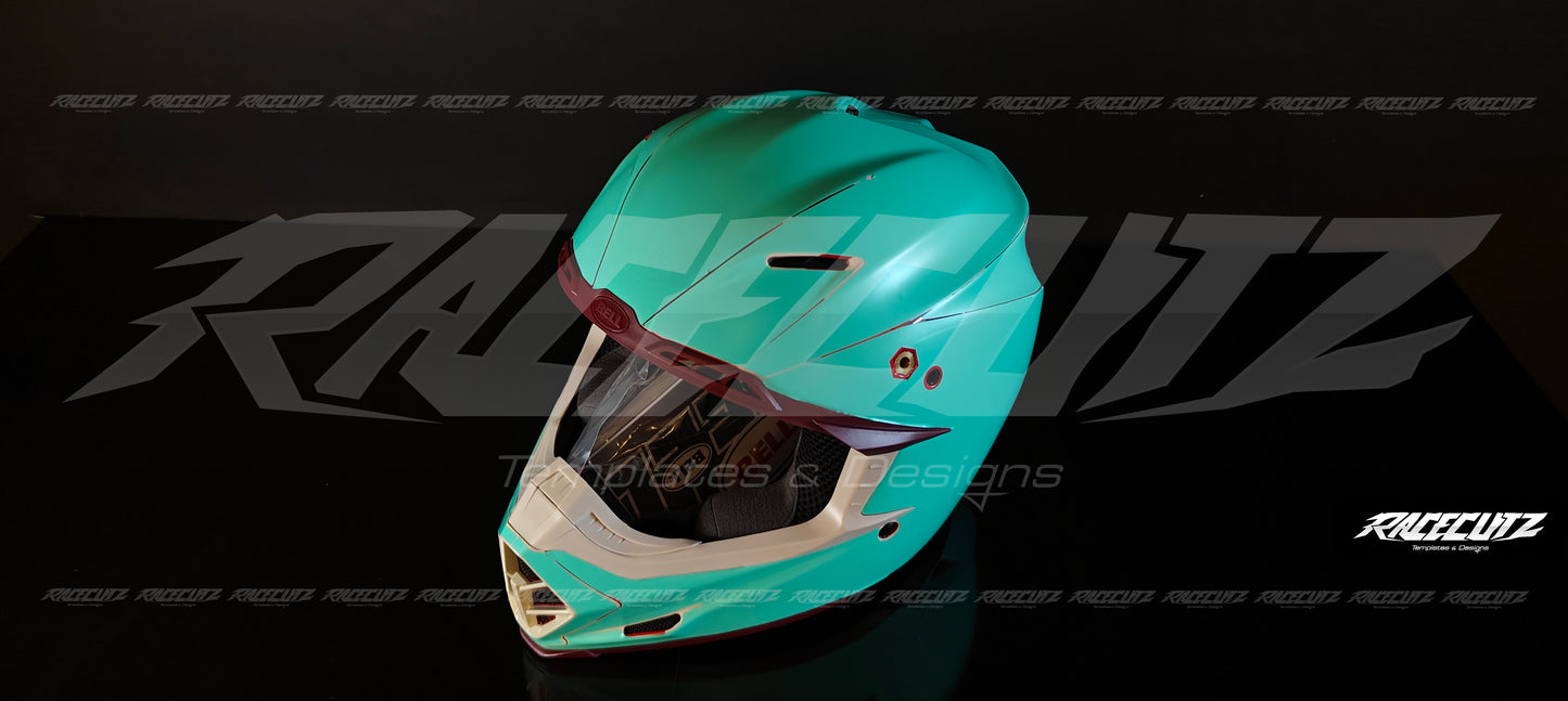 BELL MOTO 9 + FLEX - SIZE XSMALL & SMALL TEMPLATE