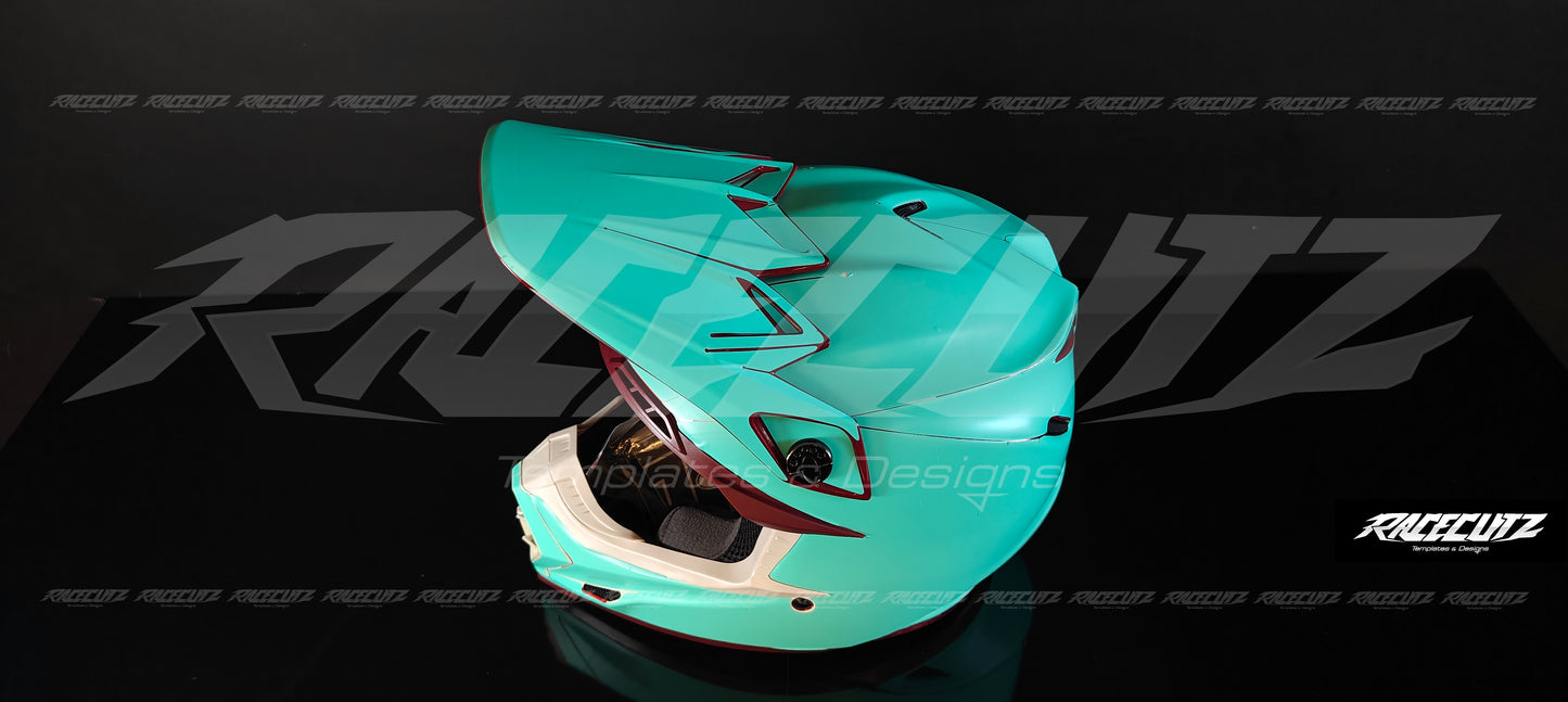 BELL MOTO 9 + FLEX - SIZE XSMALL & SMALL TEMPLATE