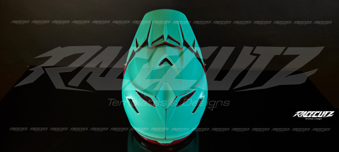 BELL MOTO 9 + FLEX - SIZE XSMALL & SMALL TEMPLATE
