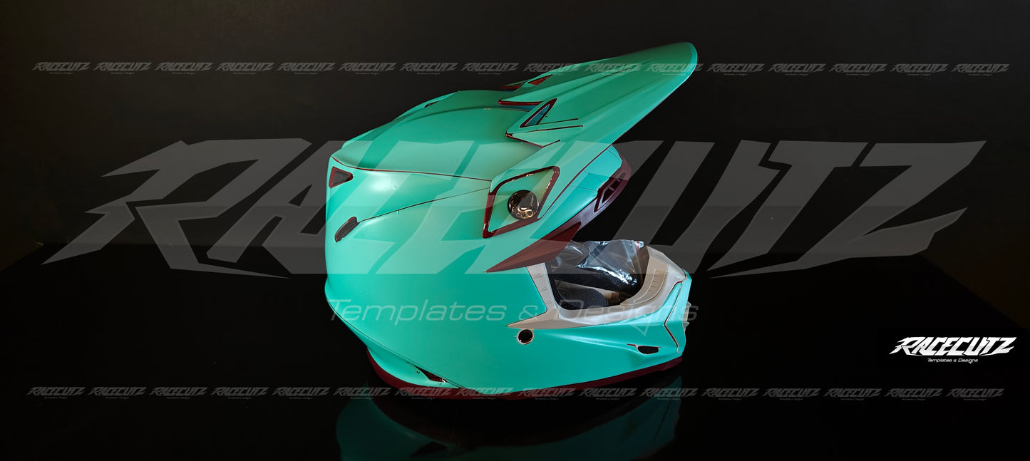 BELL MOTO 9 + FLEX - SIZE XSMALL & SMALL TEMPLATE