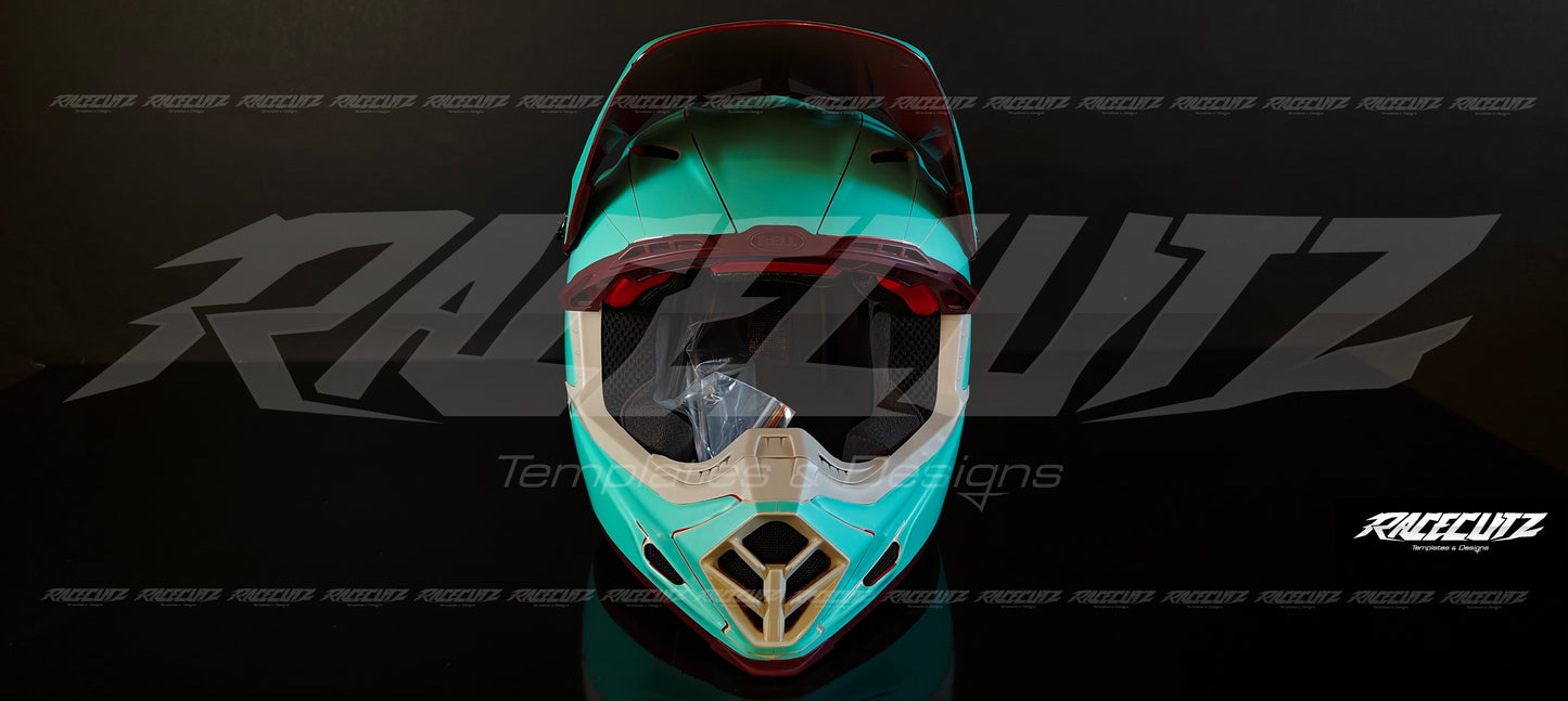 BELL MOTO 9 + FLEX - SIZE XSMALL & SMALL TEMPLATE