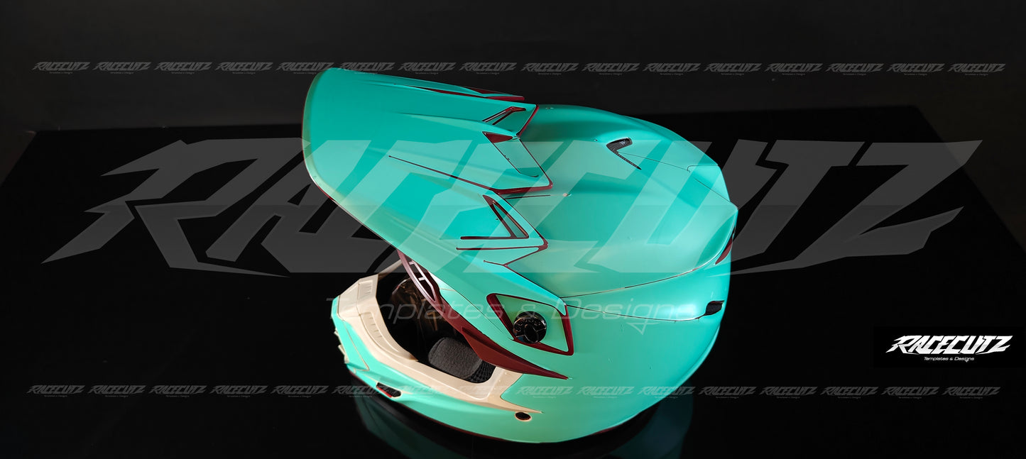 BELL MOTO 9 + FLEX - SIZE XSMALL & SMALL TEMPLATE