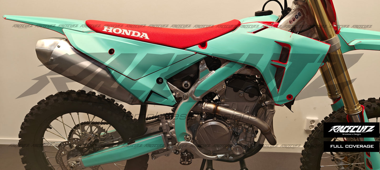 HONDA CRF 250 2025 & CRF 450 2025 - FRAME TEMPLATE