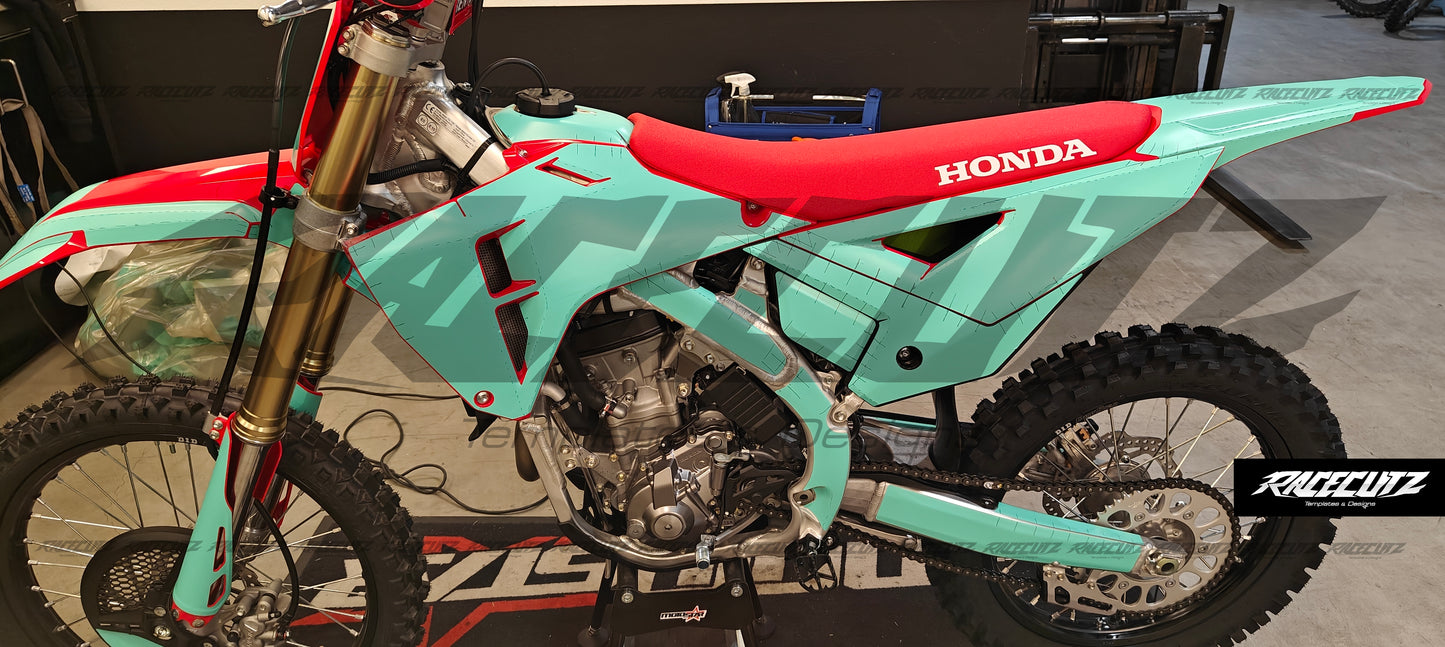 HONDA CRF 250 2025 & CRF 450 2025 TEMPLATE