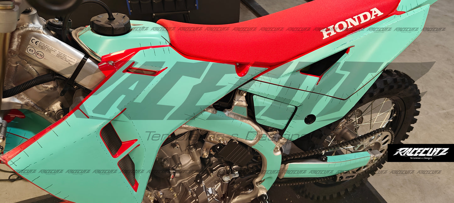 HONDA CRF 250 2025 & CRF 450 2025 TEMPLATE