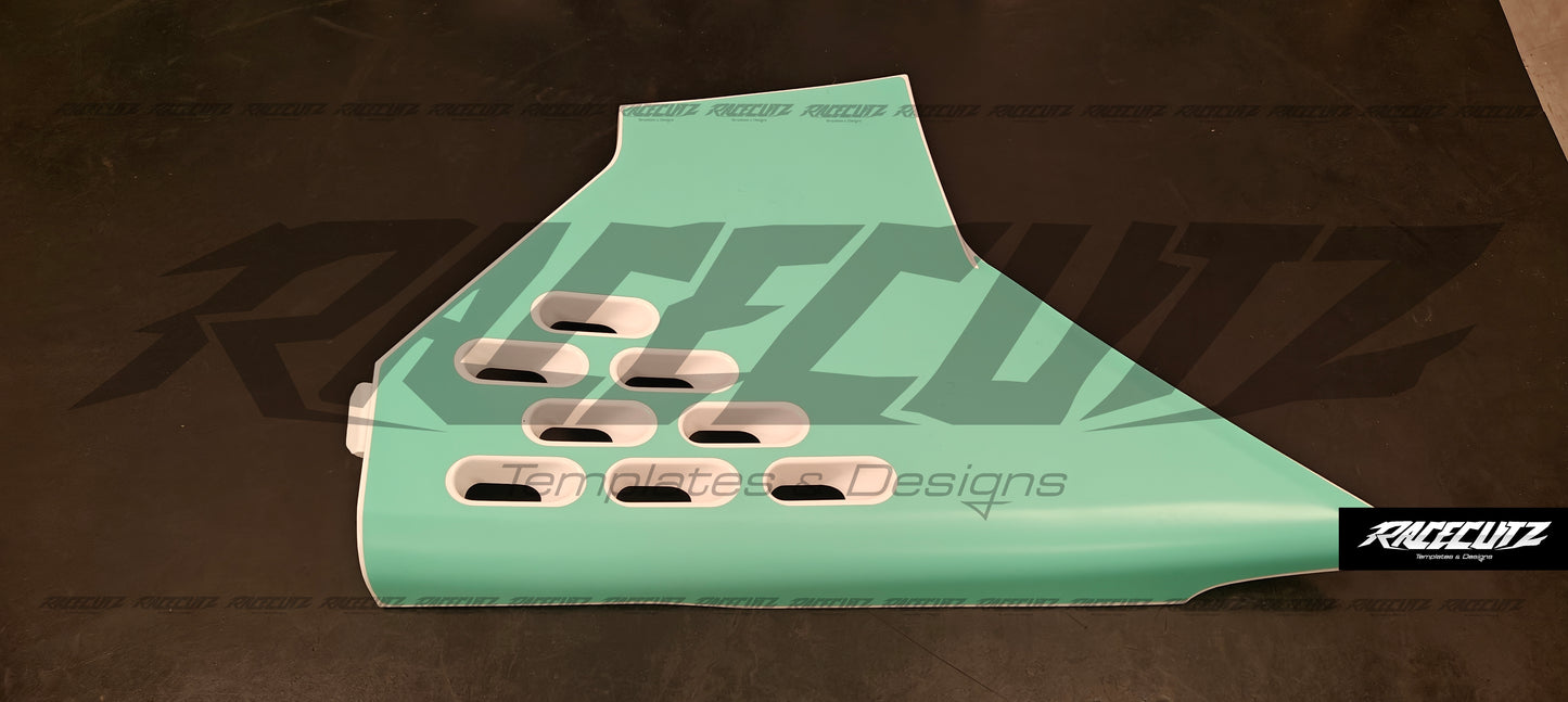 HUSQVARNA FC+TC+FE+TE 2025 ( FC 2024 Factory Edition ) AIR FILTER COVER TEMPLATE