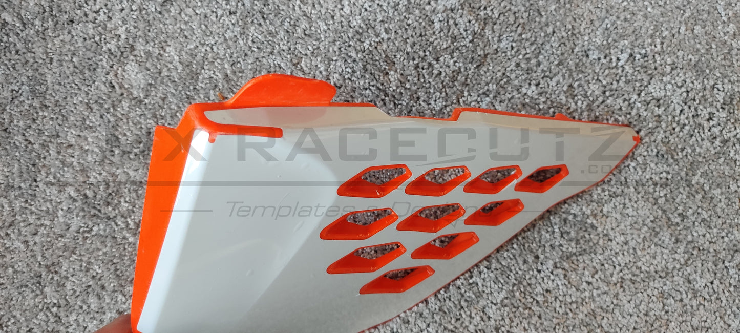 KTM SX-SXF 2019-2022 & EXC 2020-2023 VENTET AIR FILTER COVER TEMPLATE